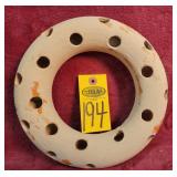 Unglazed Pottery Ring 9 1/4'