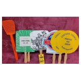 Advertising Fans & Fly Swatter