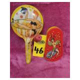 2 - 1950's Tin Noise Makers