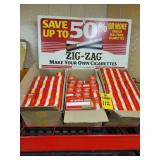 Zig - Zag Cigarette Maker Display & 90