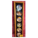 Pemberton & Oakes 1990's Minature Plates In Frame