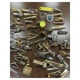 Vintage Mens Tie Clips