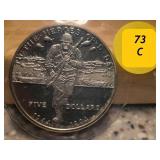 1994 Marshall Islands $5, Commerative Coin