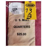 $25 Us Mint Quarters Sealed Bag , Oregon