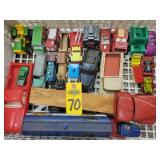 Crate Of Toy Trucks & Cars