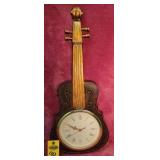 Quartz Violin Shape Clock 23' X 10'