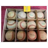 12 Baseballs Some Diamond, Some Rawling