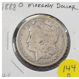 1888 O Morgan Silver Dollar