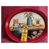 ' Cat On The Porch' Tray Campbells, Jeanne Mack