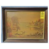 Autumn On Lake George, F. Gleason Boston