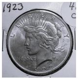 1923 Peace Silver Dollar