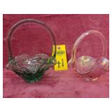 2 Fenton Baskets 7' & 5 1/2'