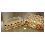 Composite And Leather Jewelry Boxes, Some