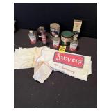 Antique Cans, Bottles & Sacks