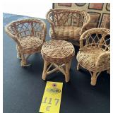 Wicker Dollhouse Furniture