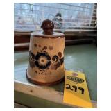 Signed Mexican Folk Art Pottery Bell