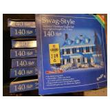 8 Sets Clear Swag Style Christmas Lights
