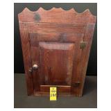 Vintage Homemade Corner Cabinet 24" Hx 17" W