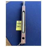 Vtg Dr. Forbes Wooden Floating Bath Thermometer