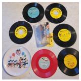 Peter Pan Records & 1973 Petunia Pie Glass,