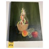 Oil On Canvas Signed F K 16"x 12"