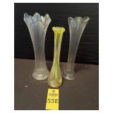 Three Vintage Vases