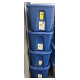 (4) 18 Gallon Totes