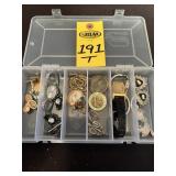 Vtg Watches, Earrings, Necklaces, Cuff Links, Etc