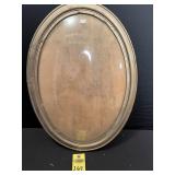 Antique Bent Glass Picture Frame 22"x16"