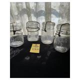 Atlas Good Luck, Double Seal & E Z Seal Vtg Jars