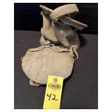 Antique Boy Scout Canteen And Canvas