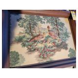 Pheasant 3 D Cloth Picture 25 X 19