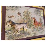 Bird Dog 3 D Cloth Picture 26 X 20