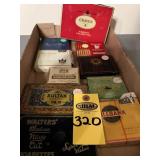 Vintage Cigarette Boxes & Tins