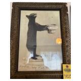 Vtg. Stylized Bear Print  19"x14.5"