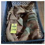 Crate Of Burlap Sacks