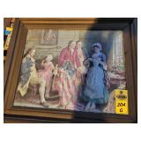 Sewing Of The First American Flag Print 20 X 24