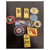 2 U S Rifle Assn. Medals & Assted Patches