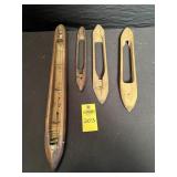 Antique Textile Weaving Loom Boat Shuttles