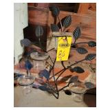 Metal & Glass Wall Planter