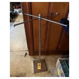 Vintage Chrome T- Bar Display Stand