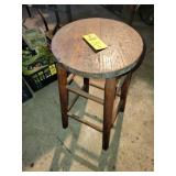 Oak Bar Stool 24"