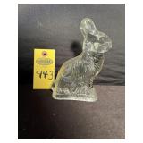 Millstein Glass Rabbit