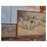 2 Bird Dog Prints 11 X 13 And 30 X 23