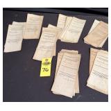 Antique " Complaints & Affidavits" 1926-1932