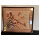 Oriental Iris Print Signed Gloria Friksen