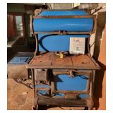 Karr Range Co. Wood Cook Stove - Blue Enamel &