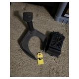 Vtg Cast Iron Cobbler's Tool & Match Holder