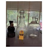 Vintage Decanters And Jug