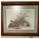 Bob White Print Signed